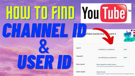 id chanel youtube|whats my youtube channel id.